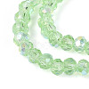 AB Color Plated Transparent Glass Rondelle Beads Strands EGLA-T029-2mm-10E-3