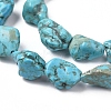 Natural Magnesite Beads Strands G-I263-02-3