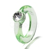 Transparent Acrylic Finger Rings LS-RJEW-T010-07B-2