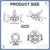 200Pcs Tibetan Style Alloy Charms TIBEP-PH0001-89-2