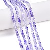 Dyed Natural White Jade Beads Strands G-T140-4mm-A09-2