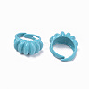 Spray Painted Alloy Cuff Rings X-RJEW-T011-24B-RS-2