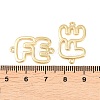 Brass Hollow Connector Charm X-KK-F931-28D-G-3