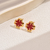 Elegant Alloy Cross Stud Earrings CM2842-1-1