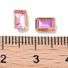 Glass Rhinestone Cabochons RGLA-G020-01B-D502-2