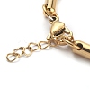 Ion Plating(IP) 304 Stainless Steel Round Snake Chain Bracelets BJEW-O186-08C-G-2