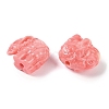 Synthetic Shell Dyed Carved Beads SHEL-H005-12-2