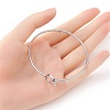Stainless Steel Hollow Out Heart Bangle BJEW-YW0001-08P-3