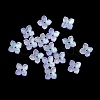 Dyed & Heated Glass Bead Caps GLAA-Z019-01E-1