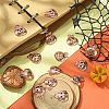 20Pcs Halloween Pumpkin Jack-O'-Lantern Alloy Pendants TIBEP-YW0001-43RG-5