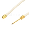 Adjustable Nylon Cord Necklace Making KK-CBACFA2-02G-33-3