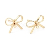 Brass Stud Earring Findings X-KK-S350-013G-2