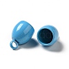 Spray Painted 201 Stainless Steel Cord Ends STAS-G304-01D-2