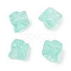 Transparent Spray Paint Glass Beads GLAA-H035-03I-1