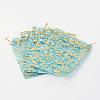 Rose Printed Organza Bags OP-R021-13x18-02-2
