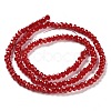 Baking Paint Imitation Jade Glass Bead Strands DGLA-A034-J2MM-A29-5