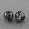 Drawbench Transparent Glass Beads Strands X-GLAD-Q012-8mm-14-1