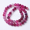Natural Grade A Striped Agate/Banded Agate Beads Strands G-E478-6mm-3