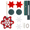 DIY Christmas Mini Snowflake Purse Making Finding Kit DIY-WH0410-90A-1