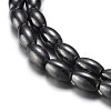 Magnetic Synthetic Hematite Bead Strands G-A164-12A-1