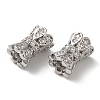 Brass Micro Pave Cubic Zirconia Beads KK-P239-32P-2