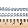 Electroplate Transparent Glass Beads EGLA-B013-02A-PL05-4