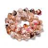 Natural Cherry Blossom Agate Beads Strands G-L579-03-3