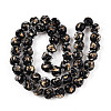 Handmade Gold Foil Glass Beads Strands FOIL-N029-04E-2