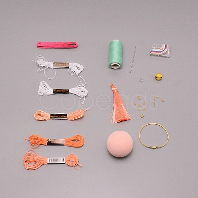 DIY Hand JuQiu Punch Needle Making Kits DIY-TAC0012-54B-1