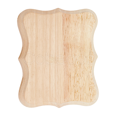 Lace Edged Rectangle Wood Display Pedestals ODIS-WH0025-280D-1