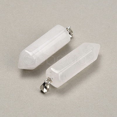 Natural Quartz Crystal Pendants GG-CBAA0EE-02P-21-1