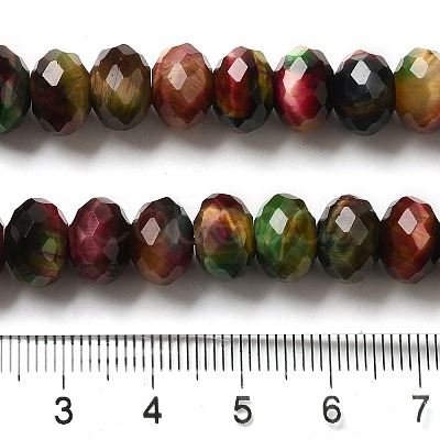 Natural Rainbow Tiger Eye Beads Strands G-NH0002-D03-04-1