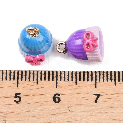 Alloy Enamel Pendants ENAM-A012-20G-1