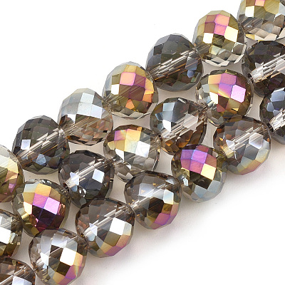 Electroplate Glass Beads Strands EGLA-T010-01C-1