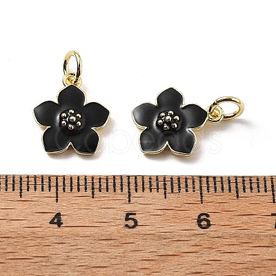 Brass Enamel Charms KK-Z114-23G-1