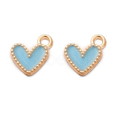Alloy Enamel Charms FIND-G055-20G-03-1