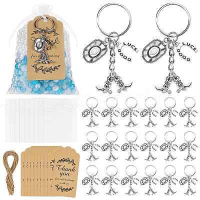 60Pcs Alloy Keychains KEYC-DR00020-1