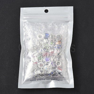 30Pcs 10 Styles Alloy European Beads MPDL-YW0001-03-1