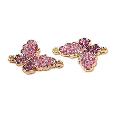 Rack Plating Alloy Enamel Connector Charms ENAM-K069-22G-03-1