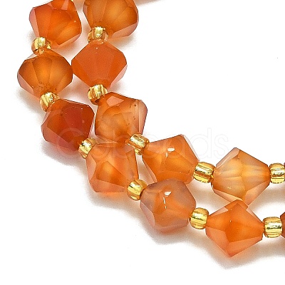 Natural Carnelian Beads Strands G-I376-B10-01-1