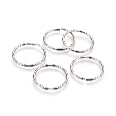 Tarnish Resistant 304 Stainless Steel Saw Cut Open Jump Rings STAS-P212-25P-02-1