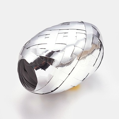 Single Face Laser Balloons Ribbon SRIB-WH0003-D04-1