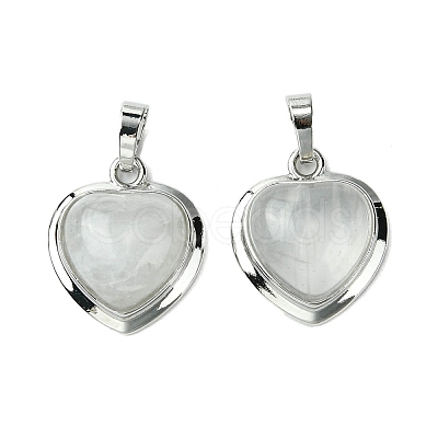 Natural Quartz Crystal Pendants G-C114-03P-25-1