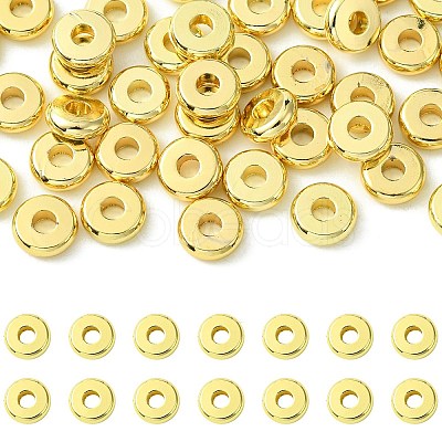 40Pcs 2 Styles Brass Spacer Beads KK-CJ0002-21-1