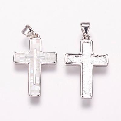 Freshwater Shell Pendants ZIRC-F057-05D-1