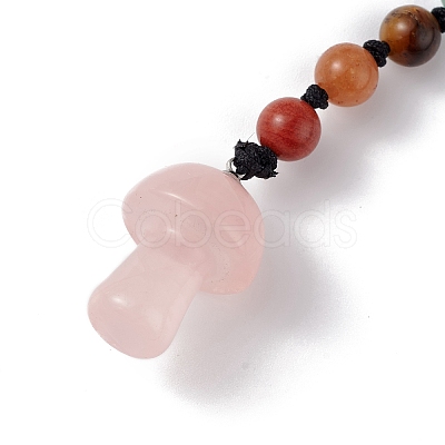 7 Chakra Gemstone Beads Keychain KEYC-F036-01-1