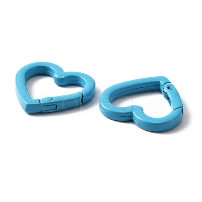 Zinc Alloy Spring Gate Rings FIND-WH0036-28G-1