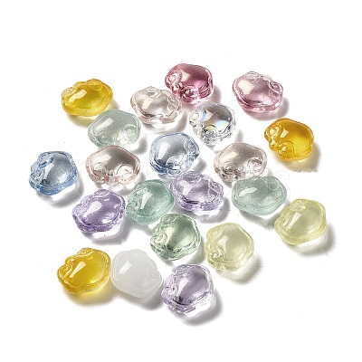 Transparent Glass Pendants GLAA-D025-08A-1