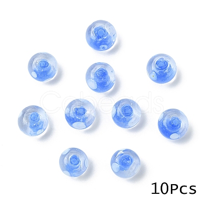 10Pcs Handmade Lampwork Beads LAMP-YW0001-96F-1