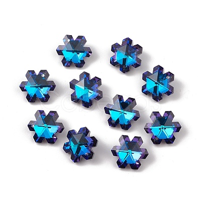 Electroplate Transparent Glass Pendants LS-GLAA-A008-05A-1